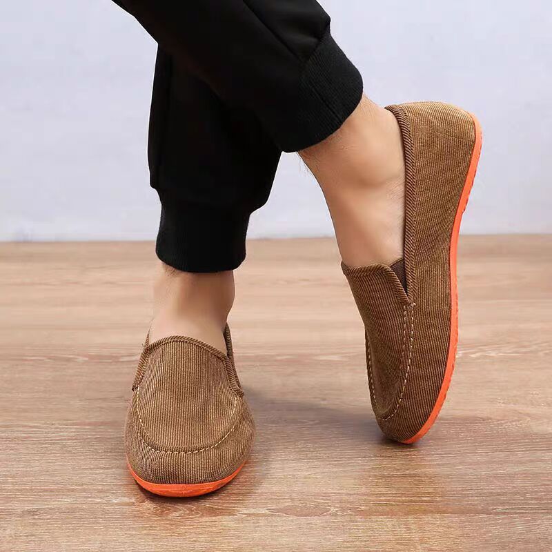 Outdoor Lighting Brands - Brand Dad Canvas Green Loafer Shoes
