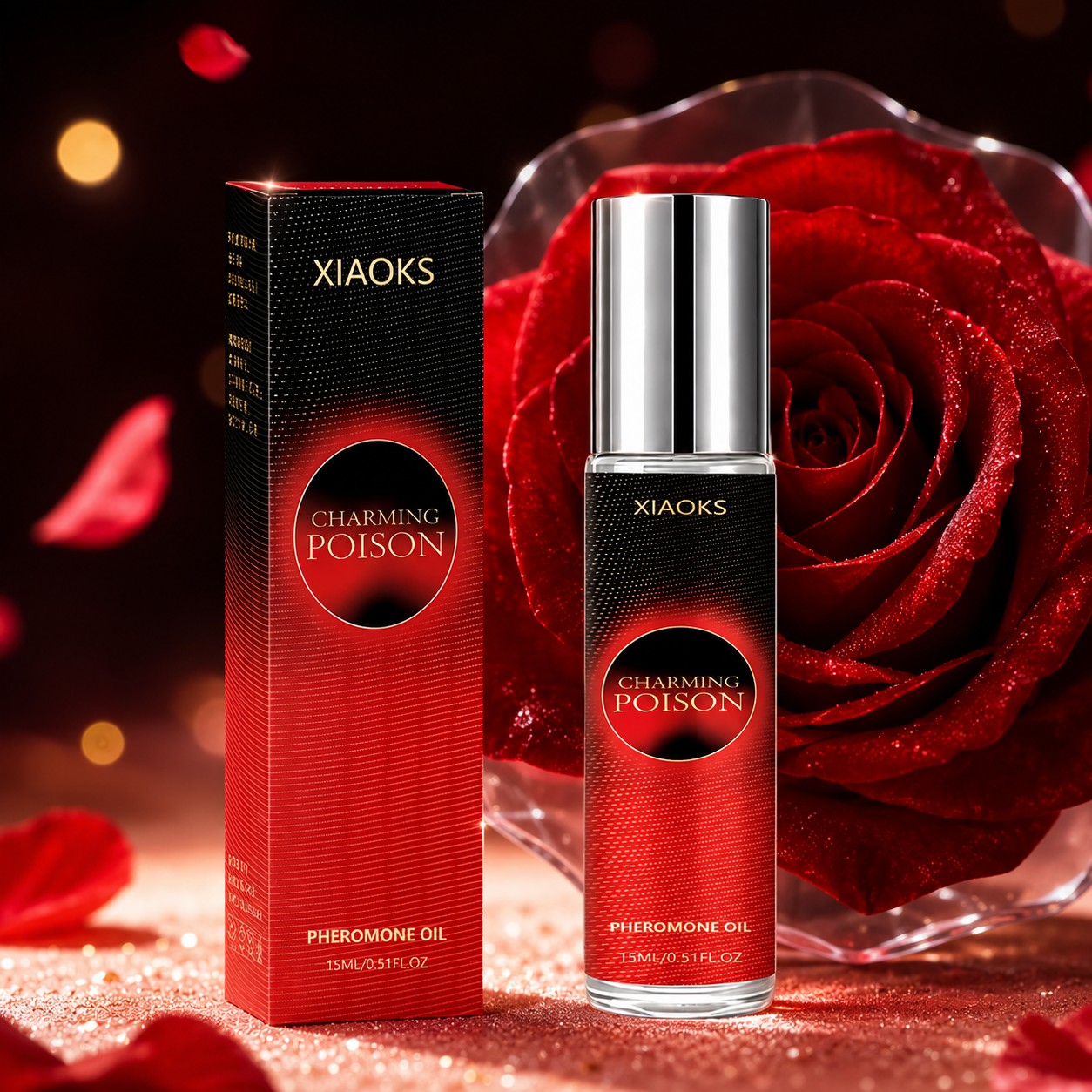 Outdoor Lighting Unique - Women's Rose Pheromone Roll-On Perfume, with