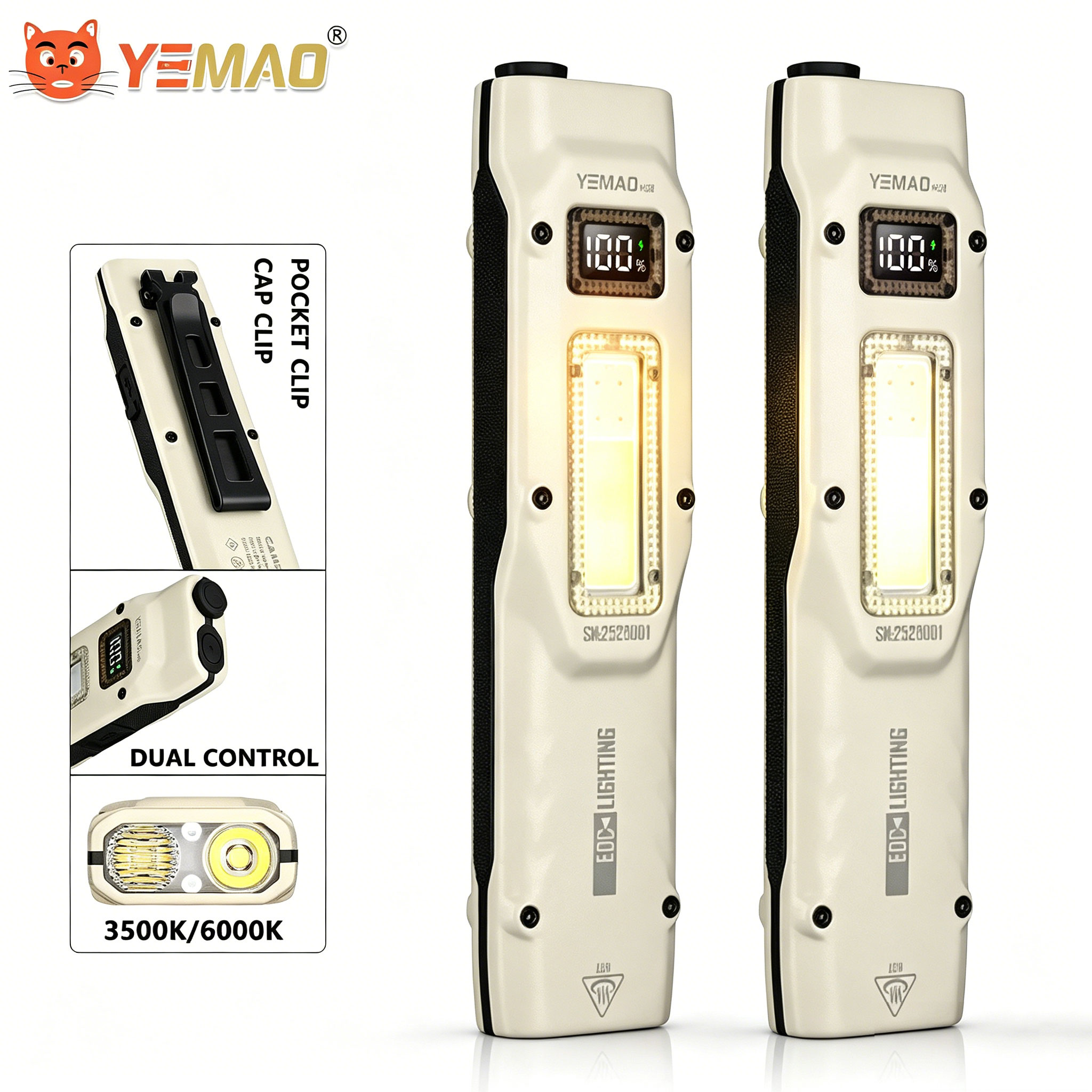 Outdoor Lighting Lowes - Portable 880LM YEMAO M28 Ultra-thin Tactical