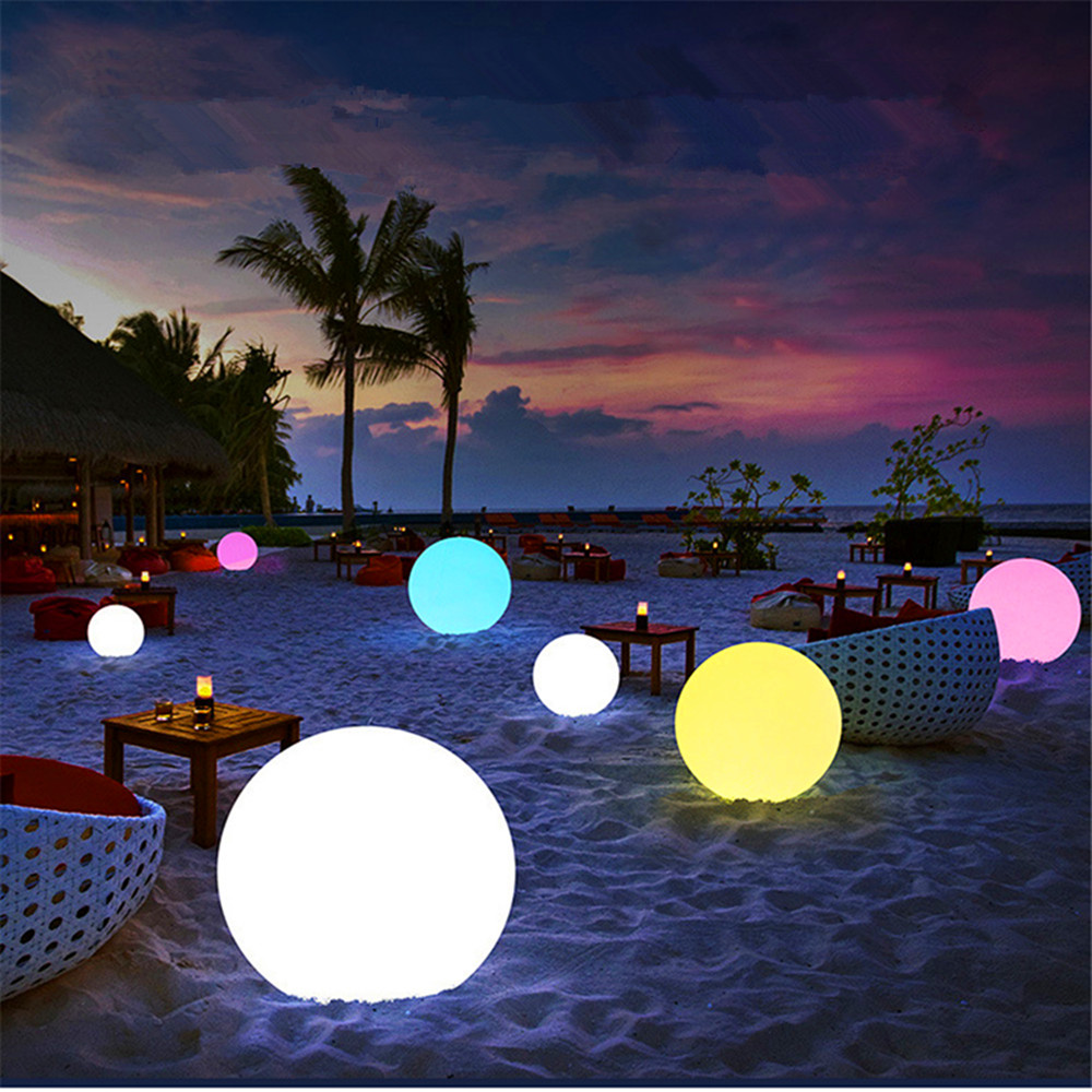 Outdoor Lighting Brands - Rechargeable LED Glowing Ball Light for
