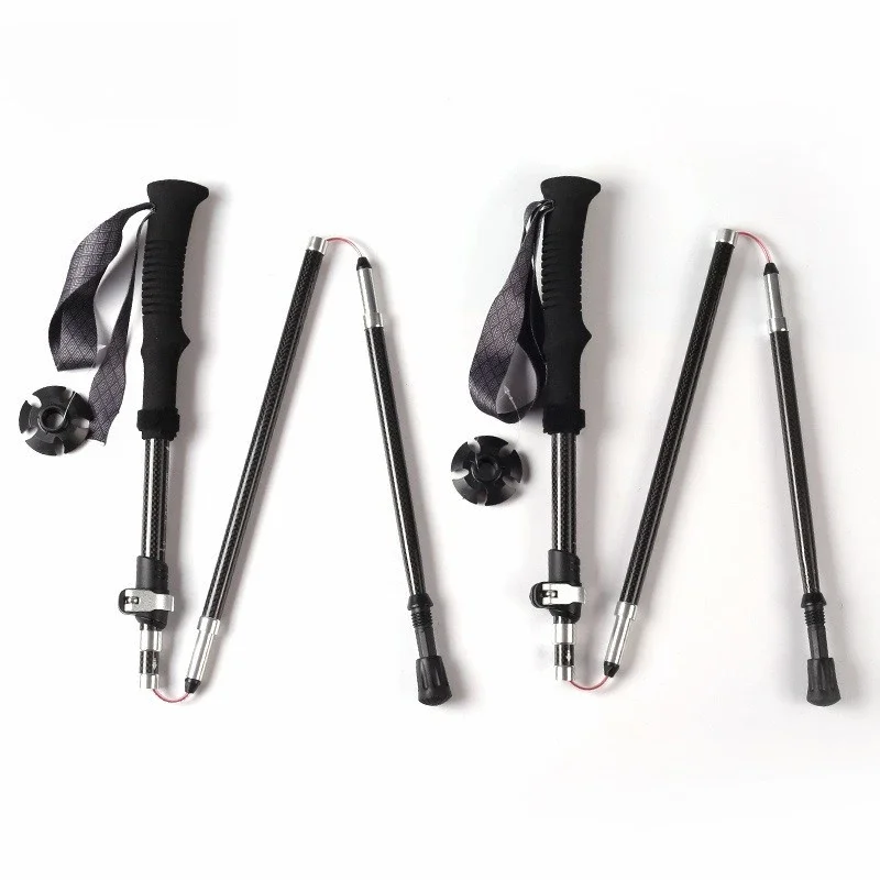 Outdoor Lighting Pole - Practical Classic 3K Carbon Fiber Five-section