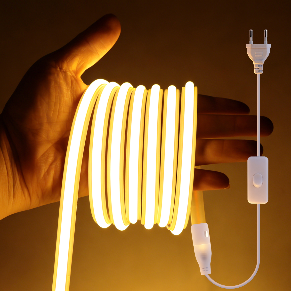 Outdoor Lighting Led Strip - 220V COB Led Strip High Density