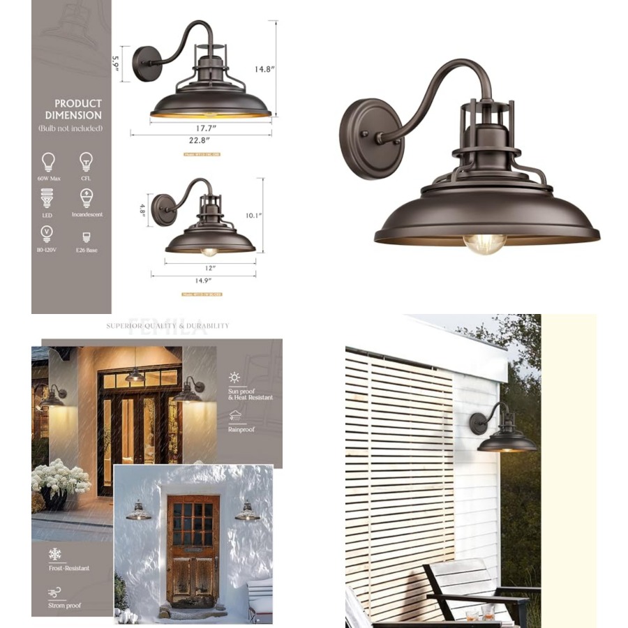 Wall Lighting Outdoor - Outdoor Barn Light Fixture, Exterior Lighting
