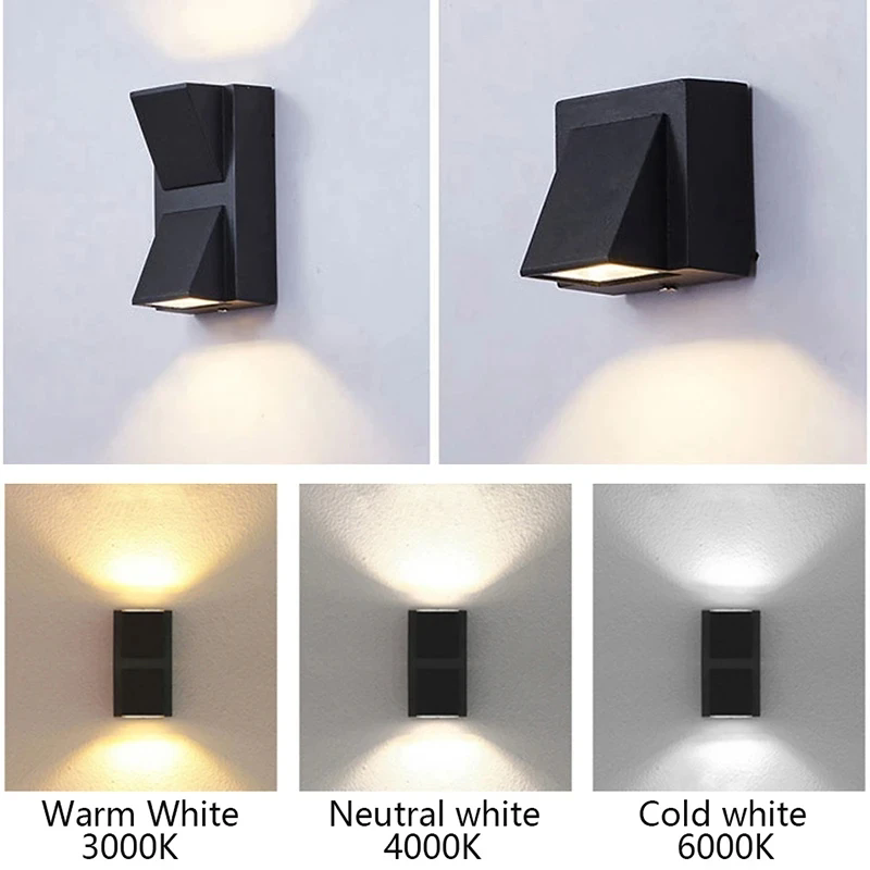 Outdoor Lighting Up And Down - LED Wall Lamp IP65 Outdoor Waterproof