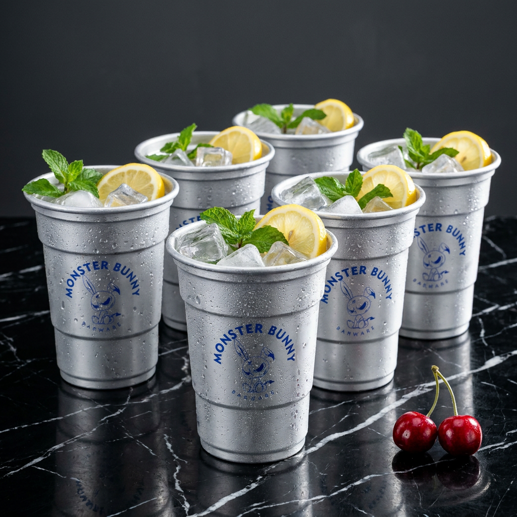Color Changing Outdoor - 480ml Color Changing Step Aluminum Cups
