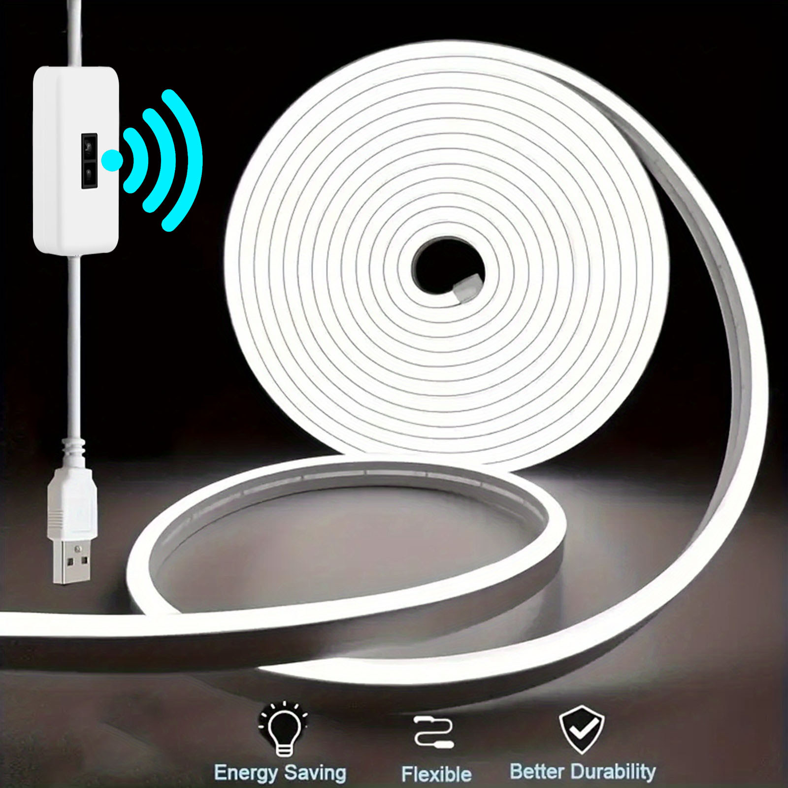 Outdoor Lighting Led Strip - Motion Sensor Neon LED Light Strip