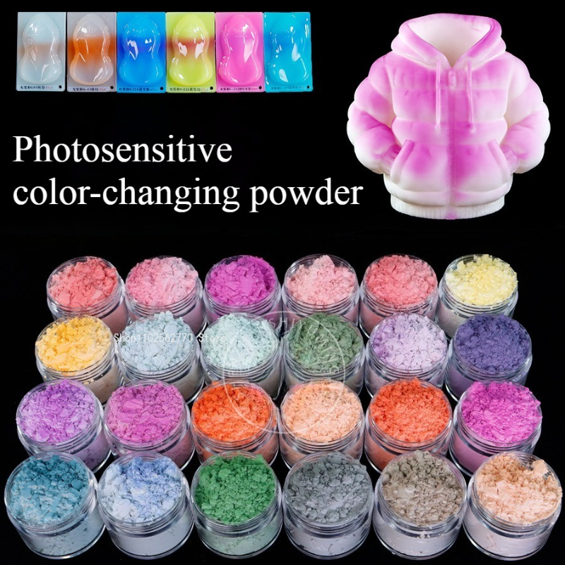 Color Changing Outdoor - Photosensitive Color-changing Powder Ultraviolet Printing Injection