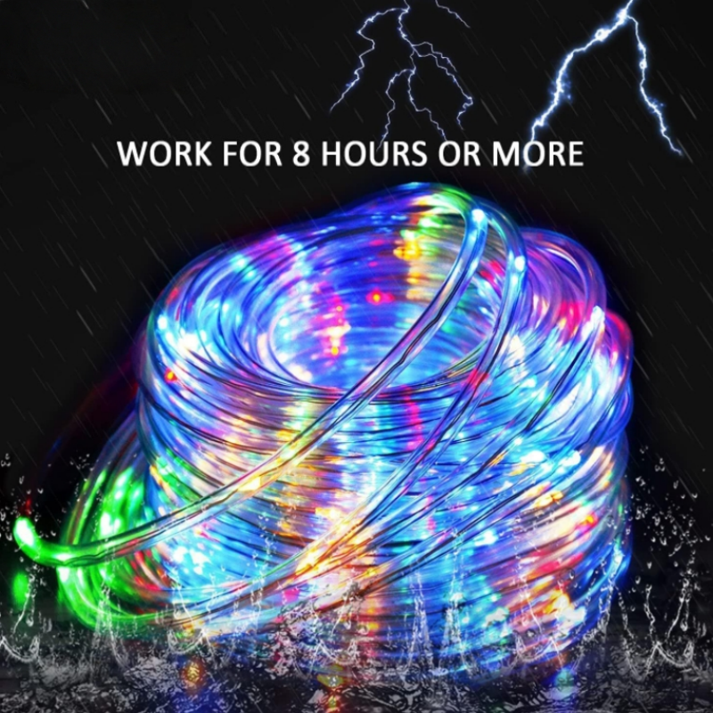 Outdoor Lighting Youtube - Solar String Lights Garden Waterproof Tube