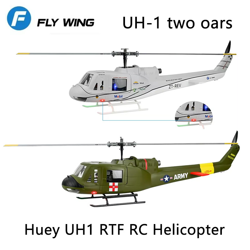 Outdoor Lighting Cable Uk - FLYWING UH1 remote control helicopter with