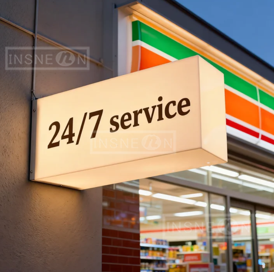 Outdoor Lighting Box - 24/7 Service Single Sided Light Box