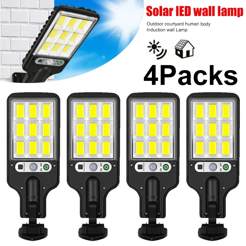 Wall Lighting Outdoor - Powerful LED Solar Outdoor Courtyard Wall