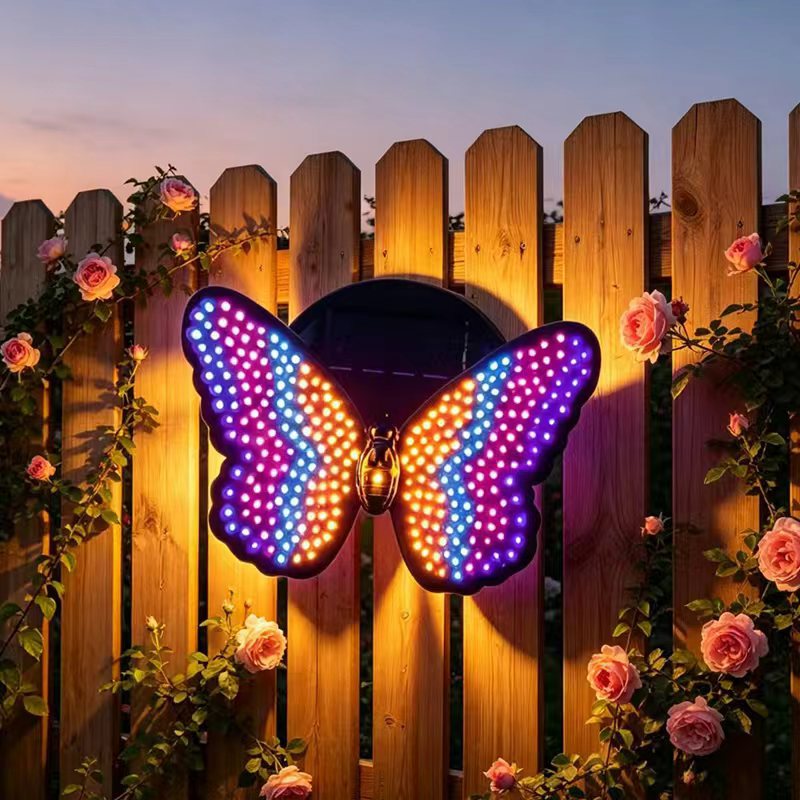 Color Changing Outdoor - Durable Waterproof Solar LED Outdoor Wall