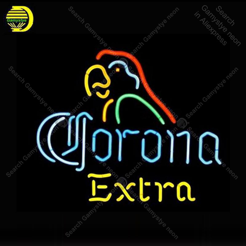 Outdoor Lighting For Store - Coron Extra Parrot Neon Sign neon