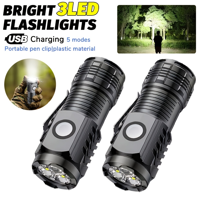 Outdoor Lighting Brands - Portable Mini LED Handheld Flashlight Powerful