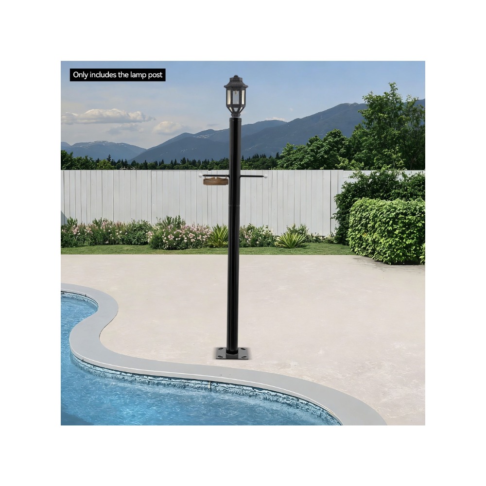 Outdoor Lighting Pole - 2.5m Split Street Light Pole -