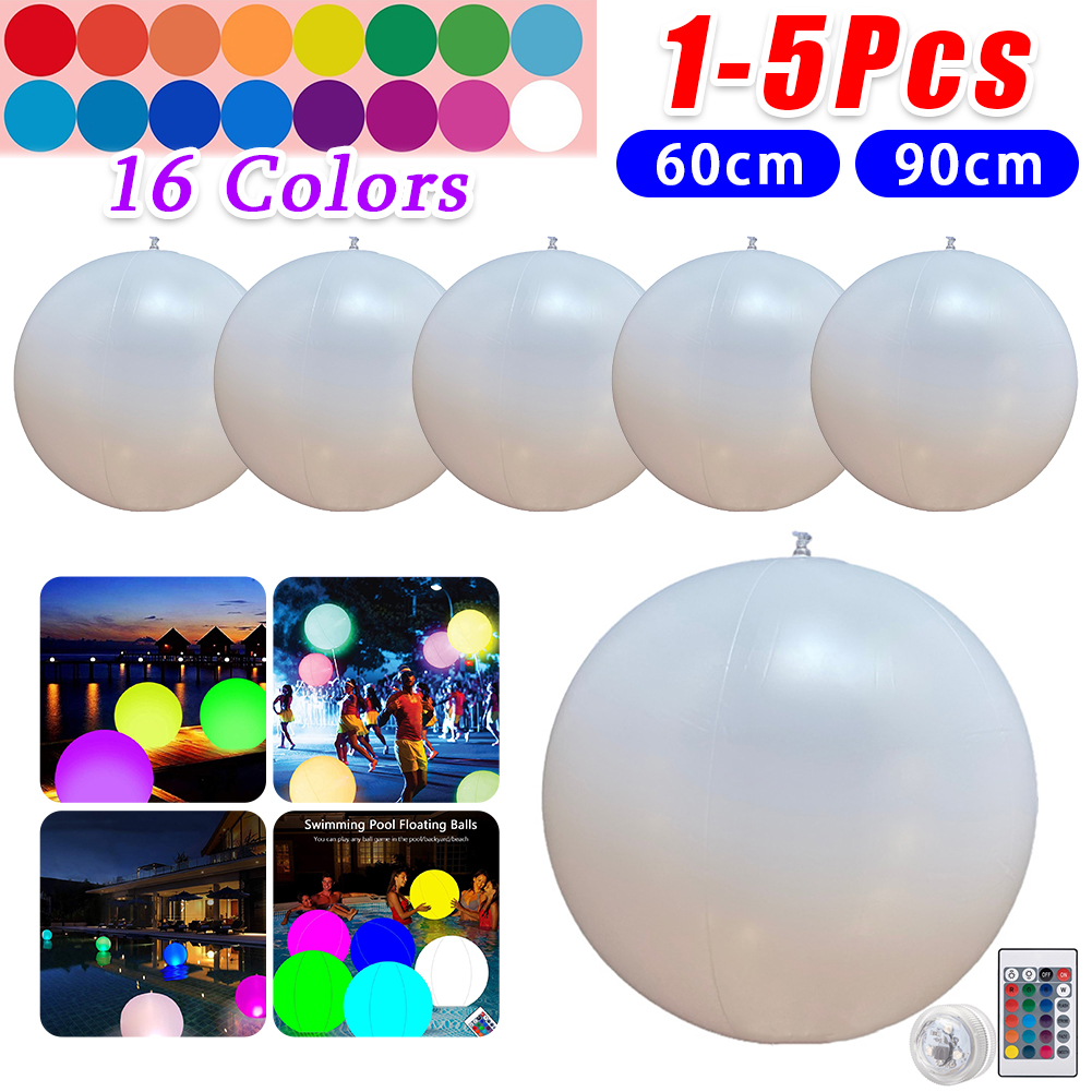 Outdoor Lighting Remote Control - LED Glowing Balloon 16 Colors Garden