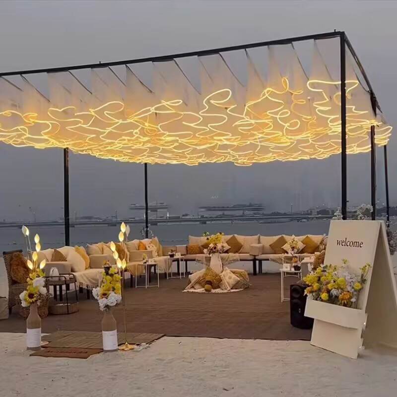 Lighting Wedding Outdoor - Wedding Ceiling Decoration Outdoor LED Luminous