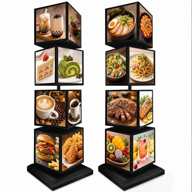 Wall Lighting Outdoor - Custom Square Rotating Light Box for