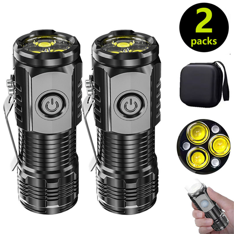 Outdoor Lighting Brands - Mini 3LED Flashlight With Pen Clip，Night