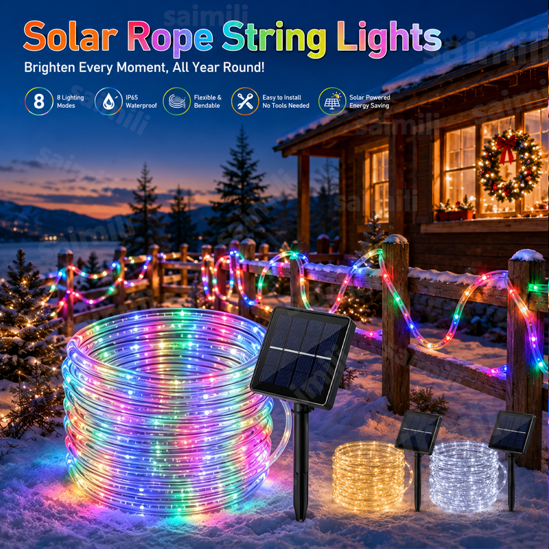 Lighting Wedding Outdoor - Outdoor Solar LED Fairy Lights Waterproof