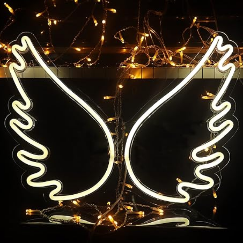 Outdoor Lighting For Store - Princess Wing Neon Light Sign Queen