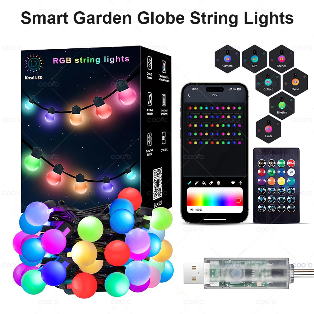 Outdoor Lighting Led Strip - USB Bluetooth Colorful G18 LED Bulb