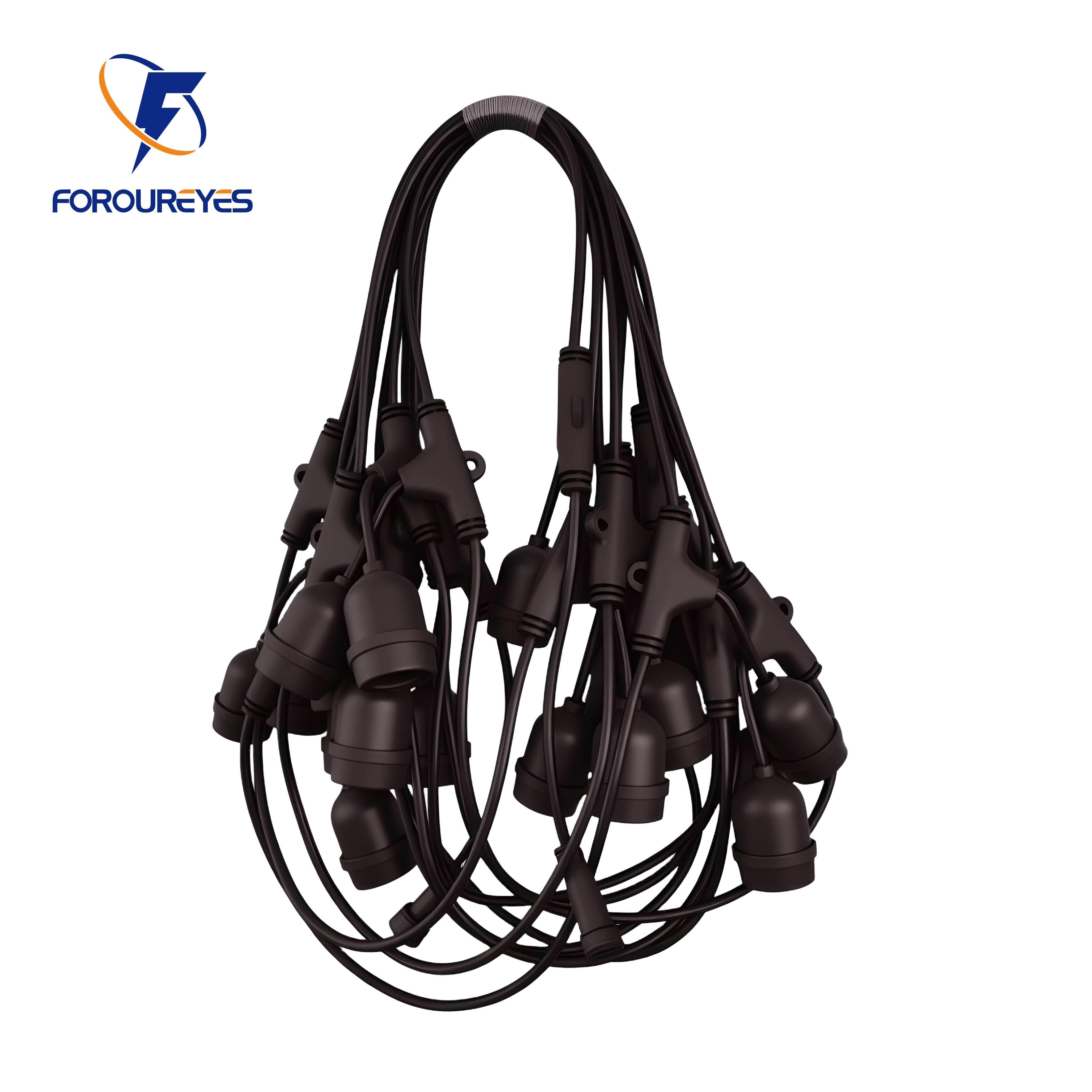 Outdoor Lighting No Wiring - 10/20/30m E27 Commercial Grade Waterproof For