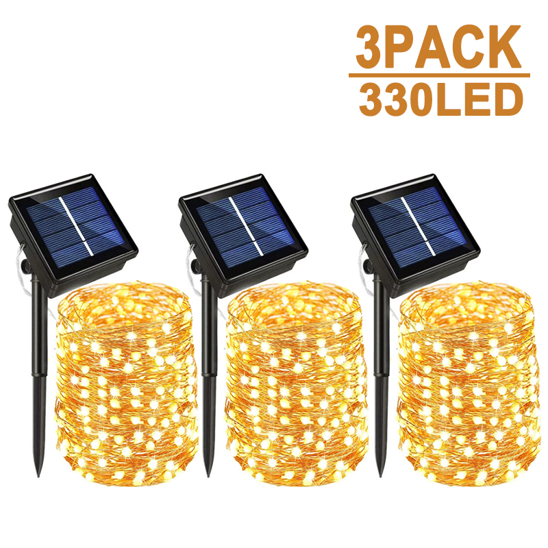 Outdoor Lighting No Wiring - Outdoor LED Solar Fairy String Lights