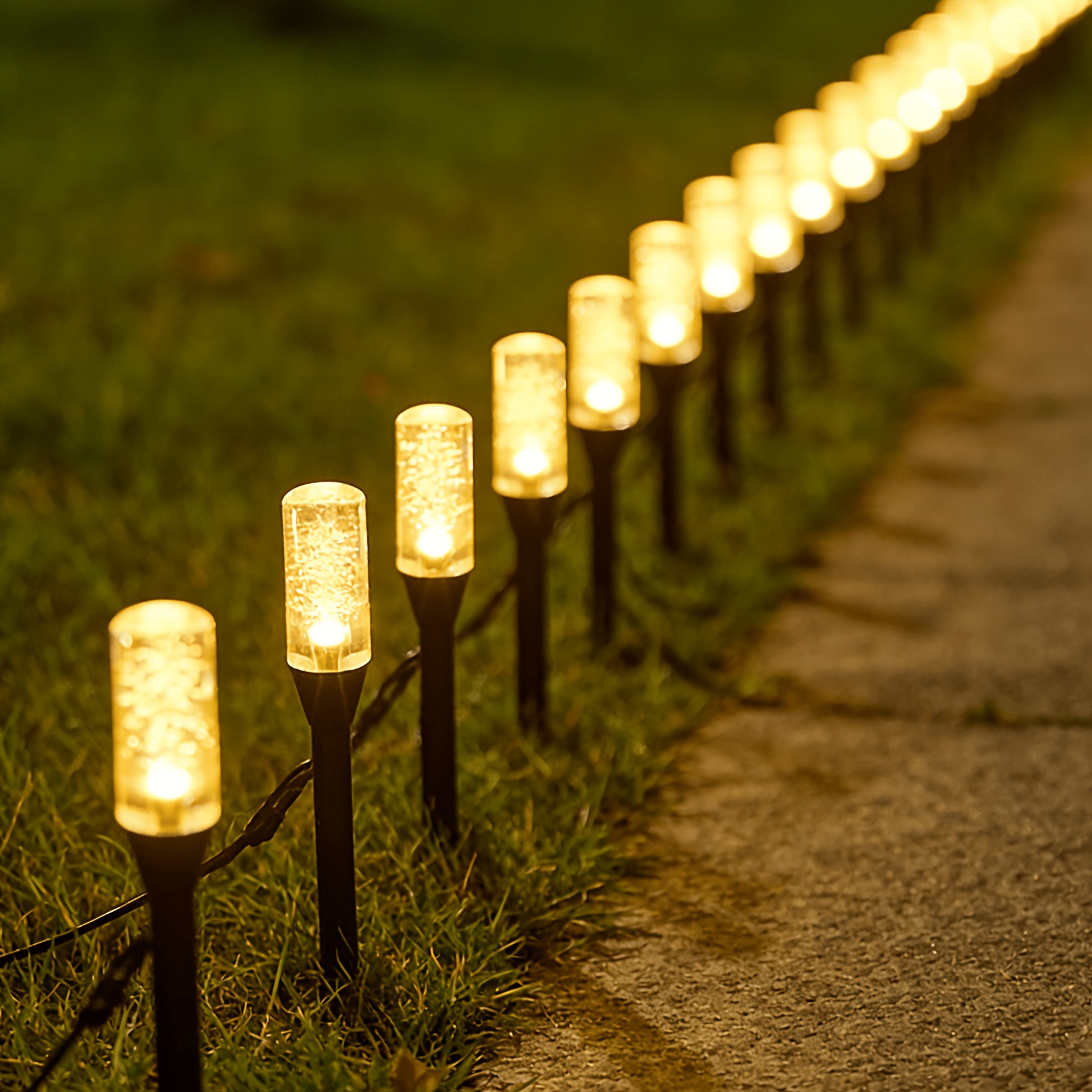 Outdoor Lighting Youtube - Solar Bubble Tube Solar Pathway Lights
