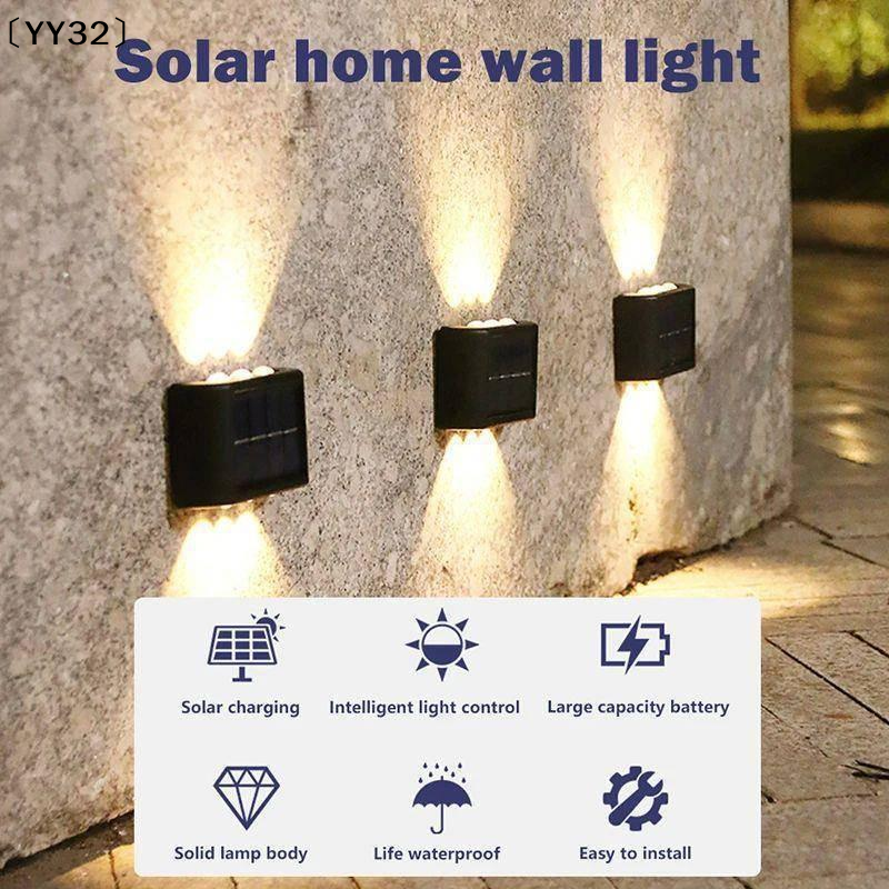 4-10 LED Solar Lamp Outdoor Wa - Outdoor Lighting Up And Down recension och pris