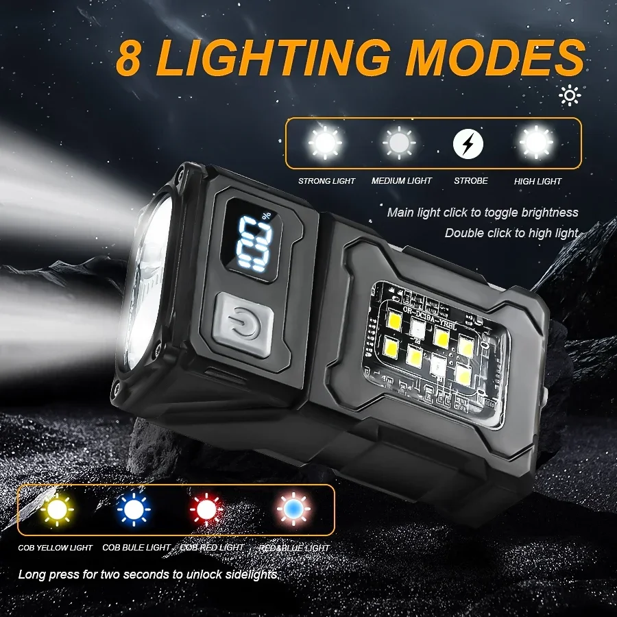 Mini Portable LED COB Flashlig - Outdoor Lighting Lowes recension och pris