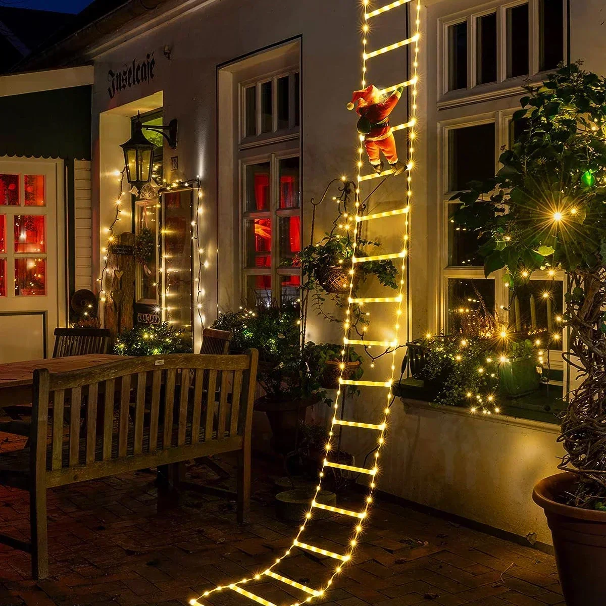 LED Ladder Light for Santa Cla - Outdoor Lighting Led Strip recension och pris