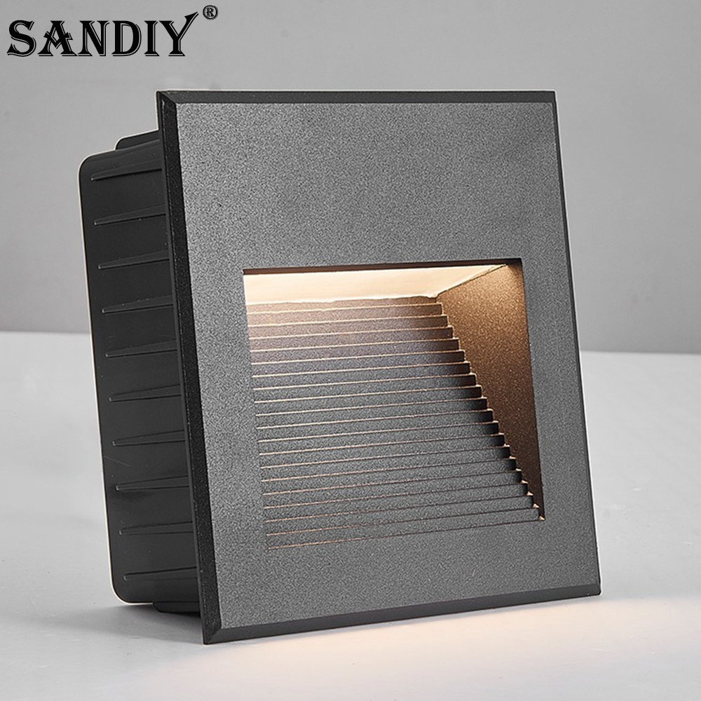 SANDIY Recessed Outdoor Wall S - Outdoor Lighting Up And Down recension och pris