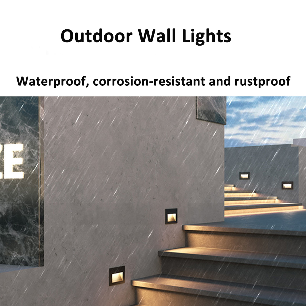 SANDIY Recessed Outdoor Wall S - Outdoor Lighting Up And Down recension och pris