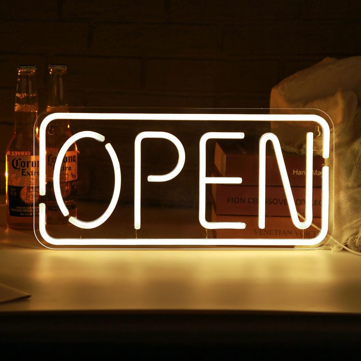 Open Neon Sign USB Powered Bus - Outdoor Lighting For Store recension och pris