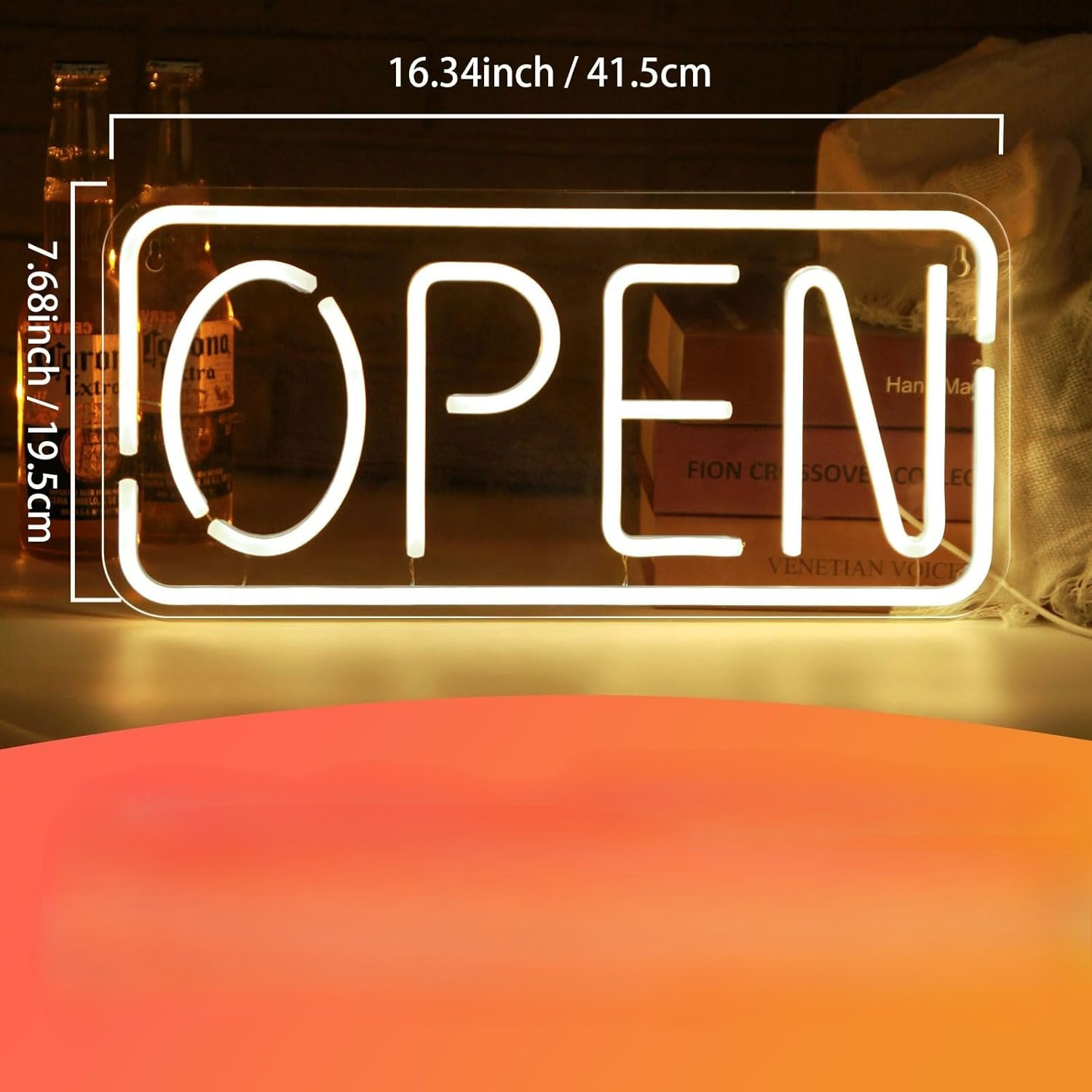 Open Neon Sign USB Powered Bus - Outdoor Lighting For Store recension och pris