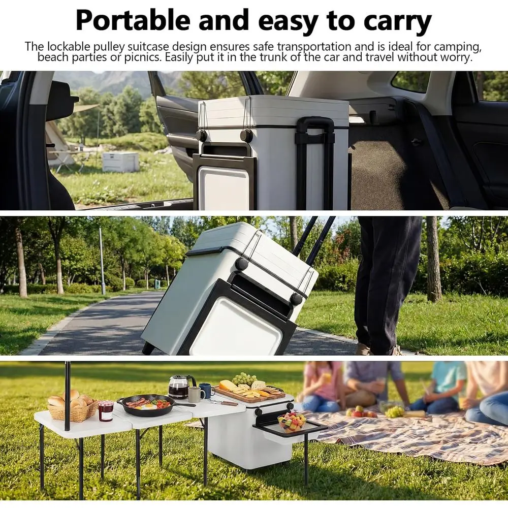 Portable Folding Camping Kitch - Outdoor Lighting Pole recension och pris