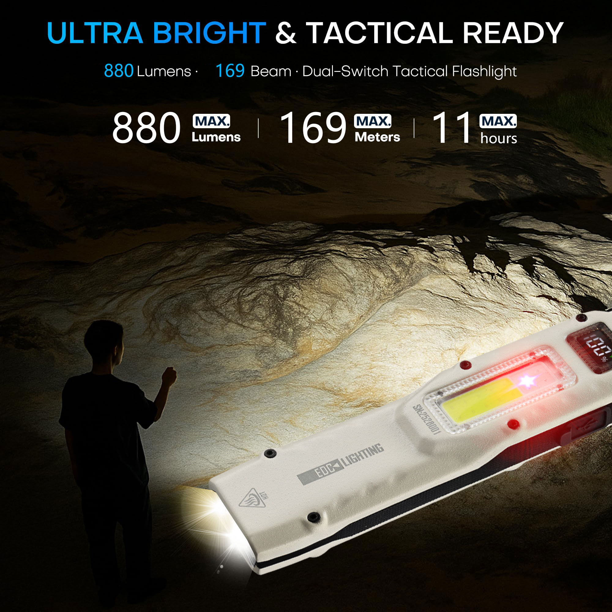 Portable 880LM YEMAO M28 Ultra - Outdoor Lighting Lowes recension och pris