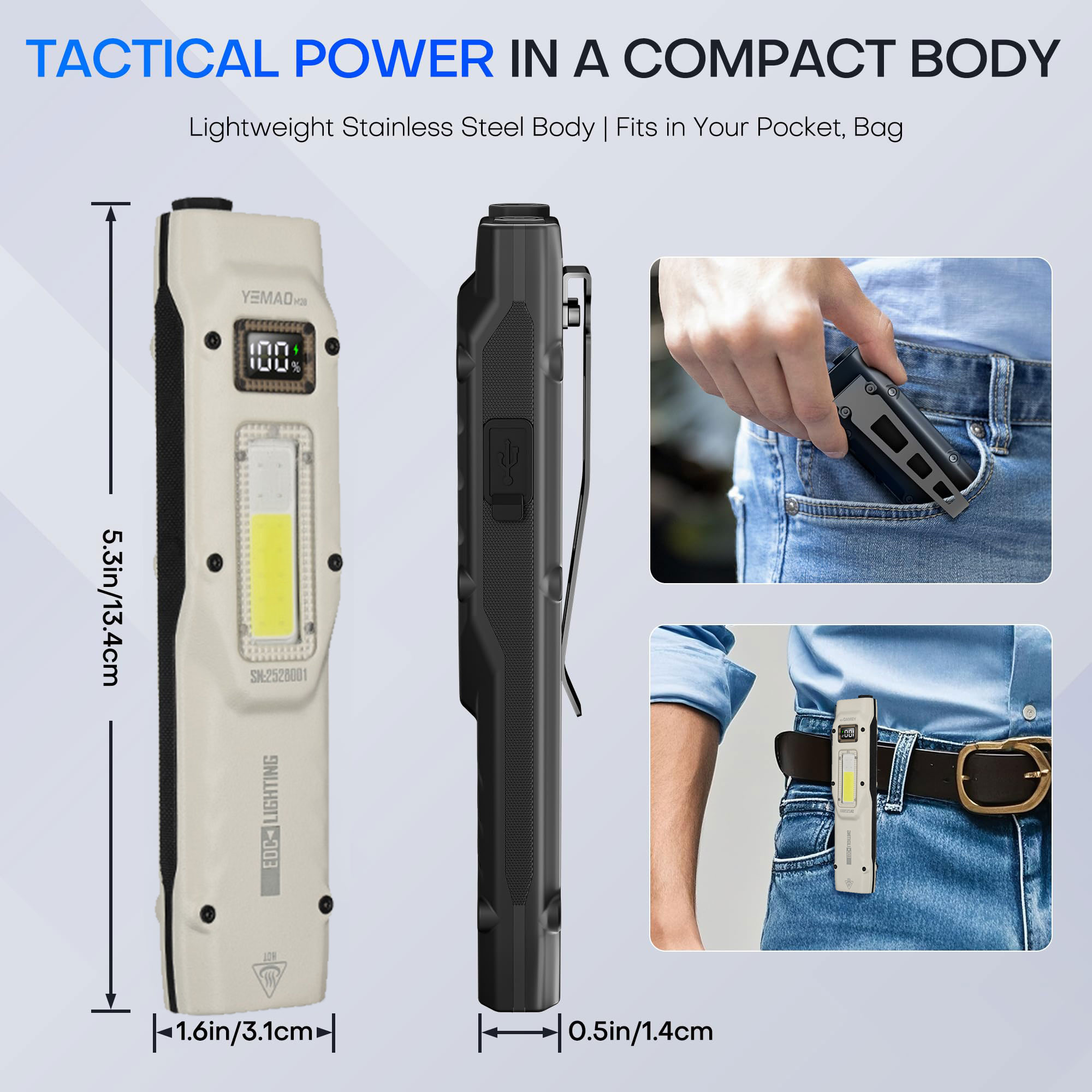 Portable 880LM YEMAO M28 Ultra - Outdoor Lighting Lowes recension och pris