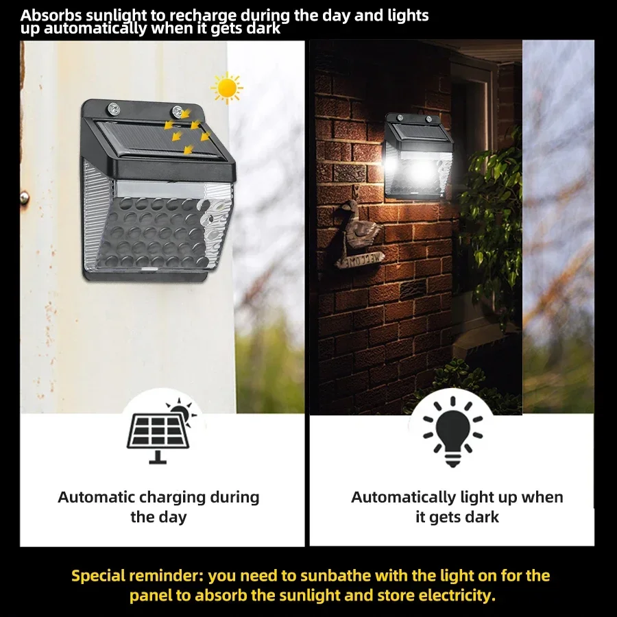 LED Solar Light PIR Motion Sen - Wall Lighting Outdoor recension och pris