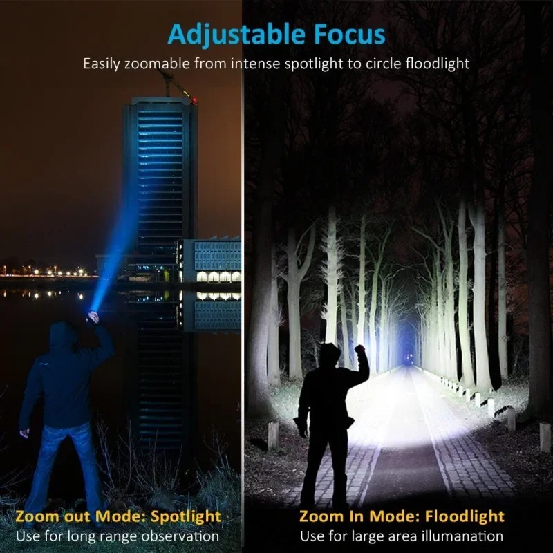 T6 LED Rechargeable Flashlight - Outdoor Lighting Lowes recension och pris