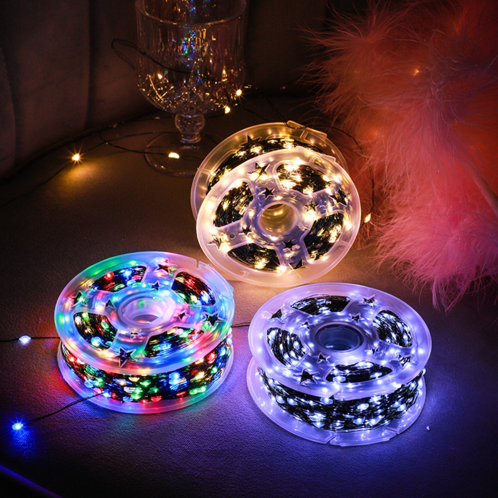 50M/100M LED String Lights Gre - Outdoor Lighting No Wiring recension och pris