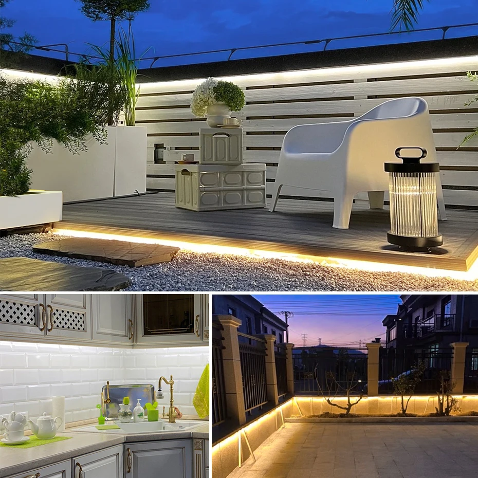220V 110V Pure Silicone Gel CO - Outdoor Lighting Led Strip recension och pris