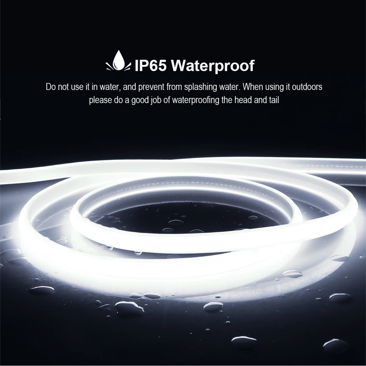 220V 110V Pure Silicone Gel CO - Outdoor Lighting Led Strip recension och pris