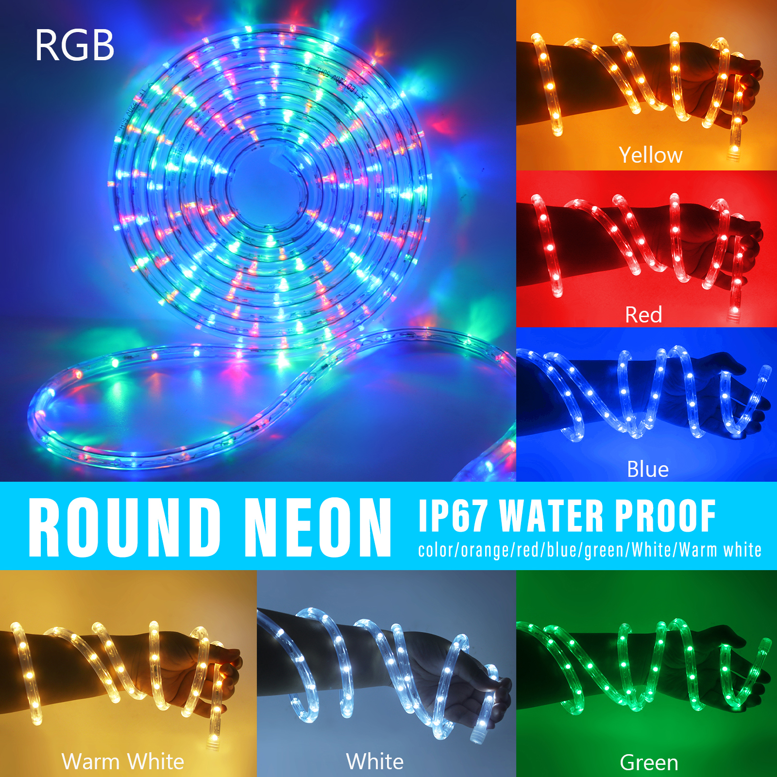360 Neon Strip Light AC 220V R - Outdoor Lighting Youtube recension och pris