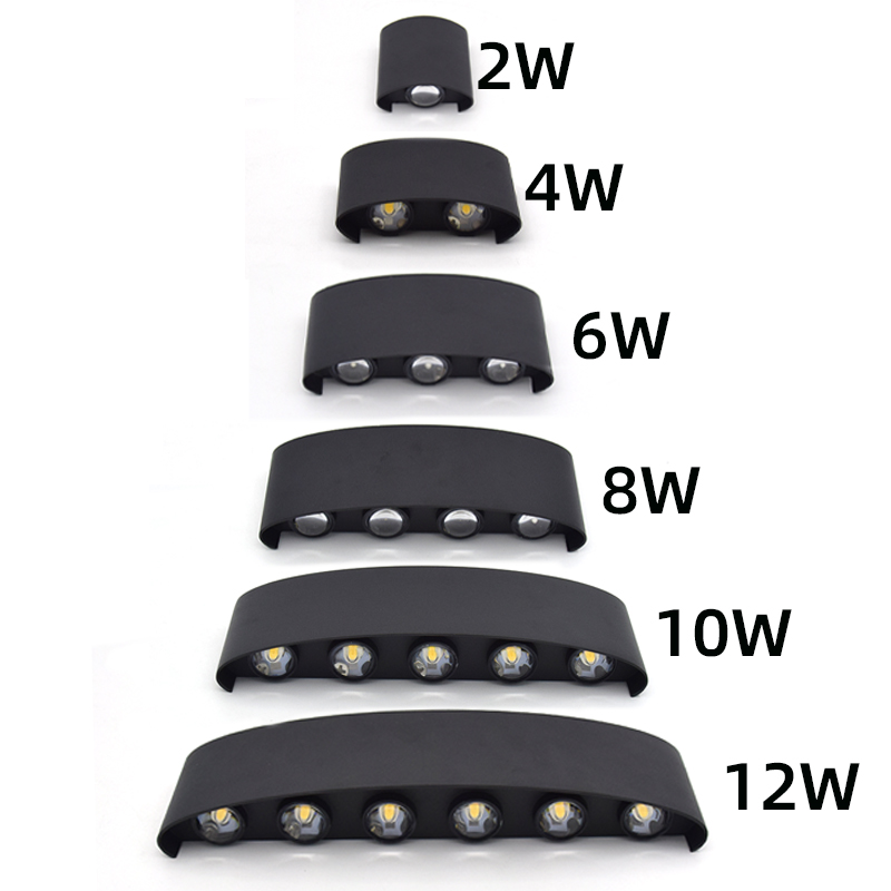 2W 4W 6W 8W 10W 12W LED Wall L - Outdoor Lighting Up And Down recension och pris