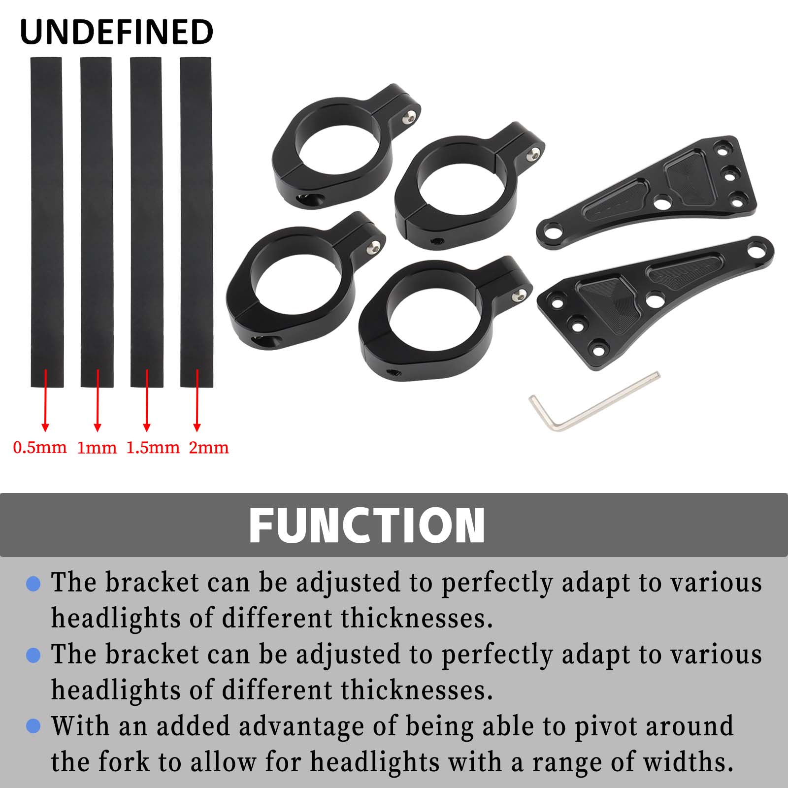 33mm-58mm Headlight Bracket Mo - Outdoor Lighting Youtube recension och pris