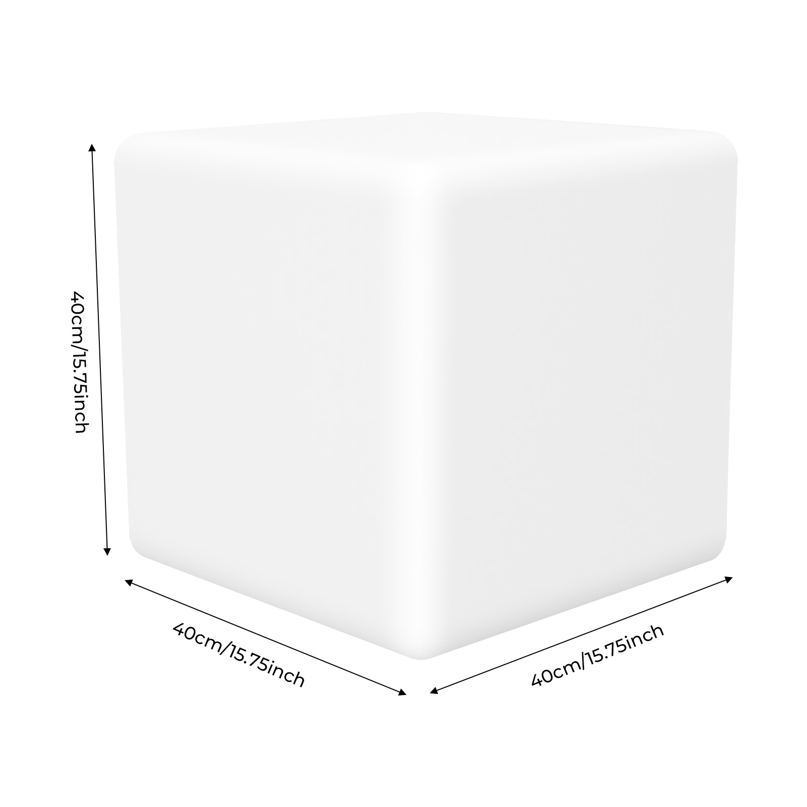 Cordless Square Cube Changing  - Color Changing Outdoor recension och pris