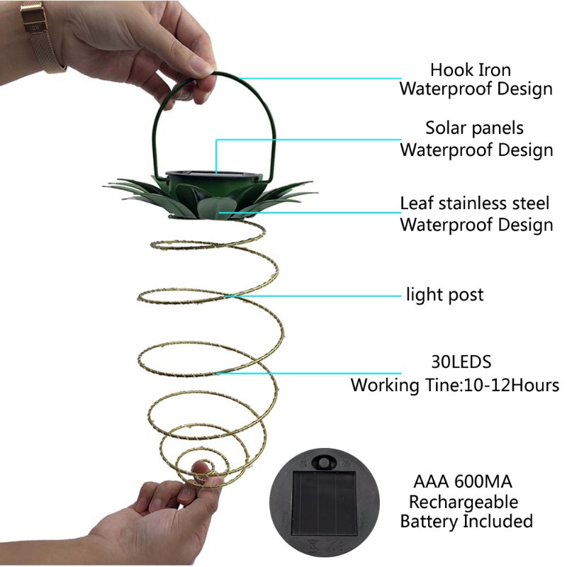 Solar Charging Light LED Coppe - Outdoor Lighting No Wiring recension och pris