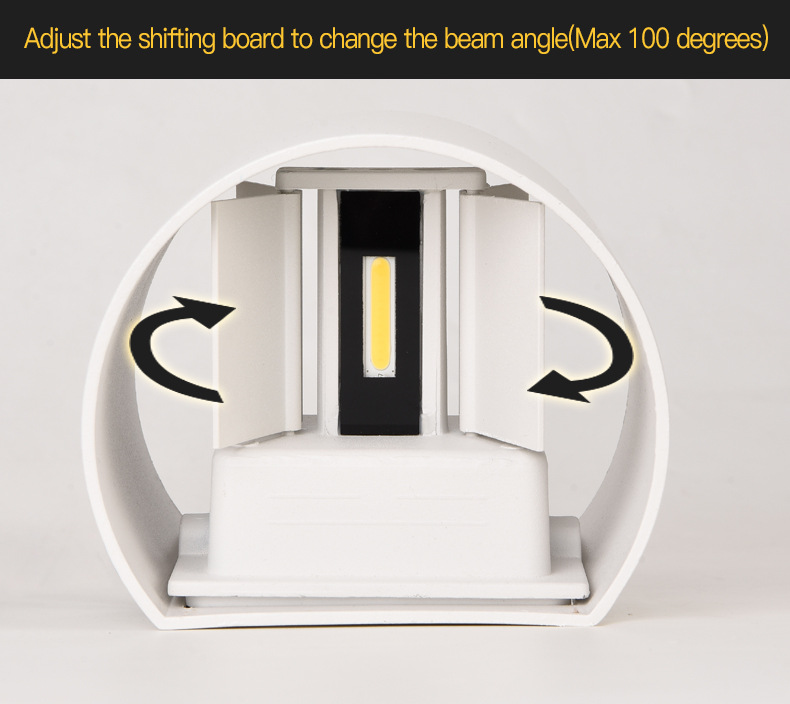 IP65 Waterproof 6W 12W COB LED - Outdoor Lighting Up And Down recension och pris